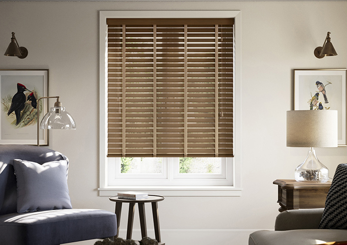 Ecowood Deluxe, Honey Teak Fine Grain - Twist&Fit Venetian Blind - Image 3